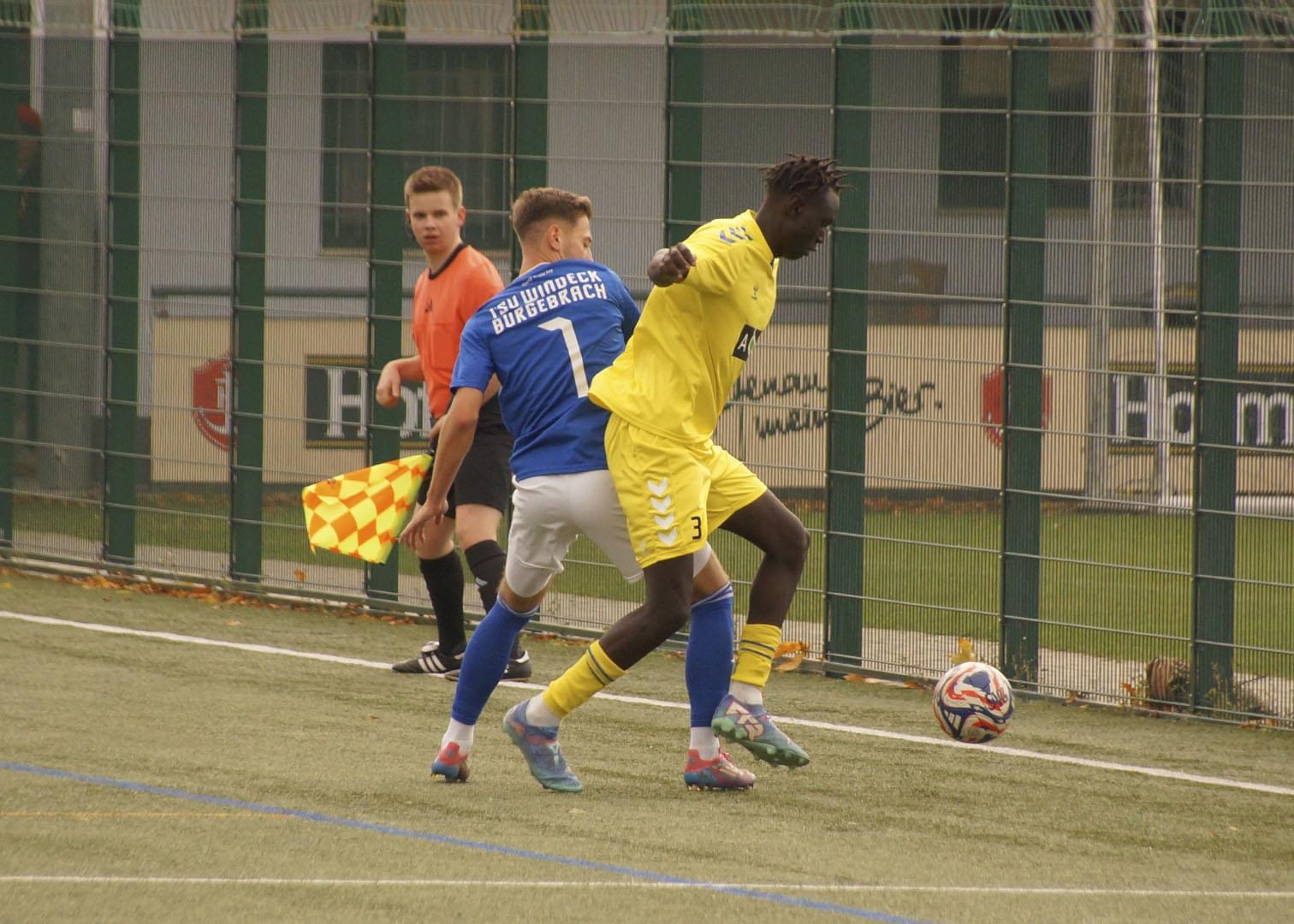 tyson hagaman playing for SG Quelle Fürth